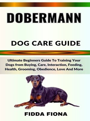 cover image of DOBERMANN  DOG CARE GUIDE